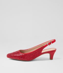 LOOLOO SU RED RED JEWELS LEATHER