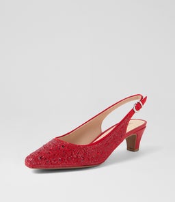 LOOLOO SU RED RED JEWELS LEATHER
