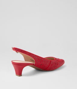 LOOLOO SU RED RED JEWELS LEATHER