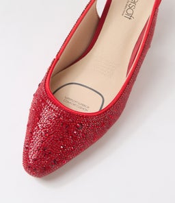 LOOLOO SU RED RED JEWELS LEATHER