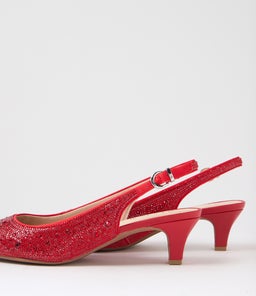 LOOLOO SU RED RED JEWELS LEATHER