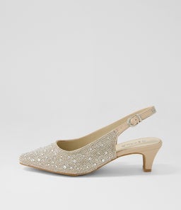 LOOLOO SU SILVER NUDE JEWELS LEATHER