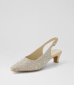 LOOLOO SU SILVER NUDE JEWELS LEATHER