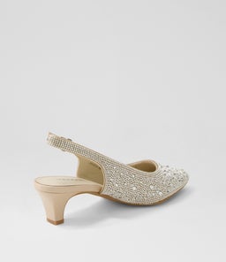 LOOLOO SU SILVER NUDE JEWELS LEATHER
