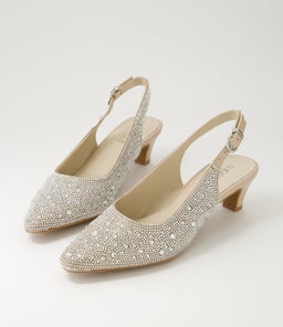 LOOLOO SU SILVER NUDE JEWELS LEATHER