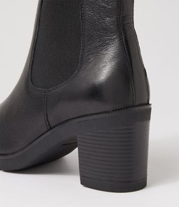 AMIEE SU BLACK LEATHER