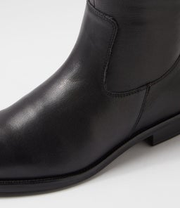DANGER W SU BLACK LEATHER