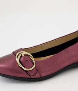 HARPER SU WINE TEXTURE METALLIC LEATHER