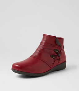 PARISA SU CHERRY BROWN LEATHER