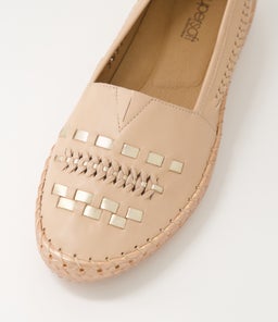 WANDIES SU DK NUDE ROSE GOLD LEATHER