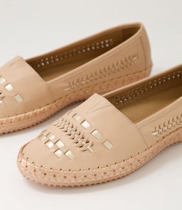 WANDIES SU DK NUDE ROSE GOLD LEATHER