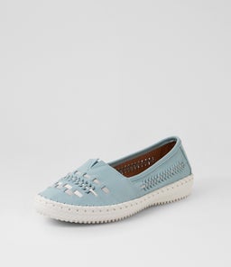 WANDIES SU DOVE BLUE MULTI LEATHER