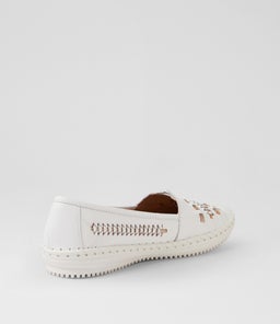 WANDIES SU WHITE MULTI LEATHER