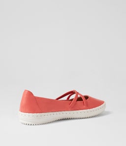 WONDERFUL SU CORAL WHITE SOLE LEATHER