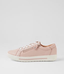 Evone Dusty Pink Leather Sneakers Evone Dusty Pink Leather Sneakers