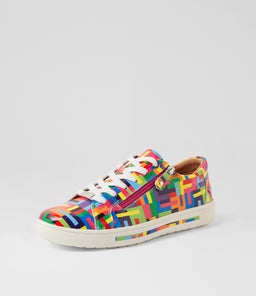 EVONE SU BRIGHT STRIPE PATENT LEATHER