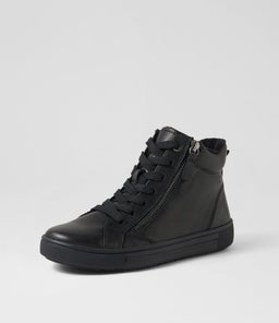 EZZIS SU BLACK BLACK SOLE LEATHER