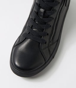 EZZIS SU BLACK BLACK SOLE LEATHER