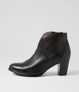 CHRISTINA2 SU BLACK BLACK HEEL LEATHER