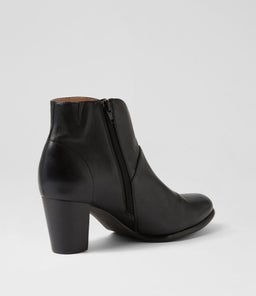 CHRISTINA2 SU BLACK BLACK HEEL LEATHER