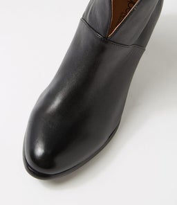 CHRISTINA2 SU BLACK BLACK HEEL LEATHER