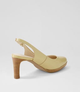 GRAZI SU LT CAMEL NATURAL HEEL PATENT LEATHER
