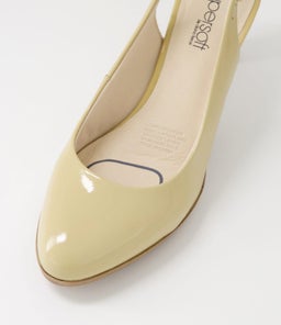 GRAZI SU LT CAMEL NATURAL HEEL PATENT LEATHER