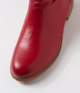 HEY SU DK RED LEATHER