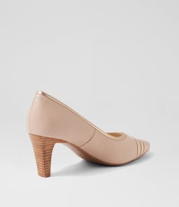 MONIA SU NUDE SOFT GOLD LEATHER