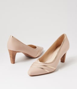 MONIA SU NUDE SOFT GOLD LEATHER