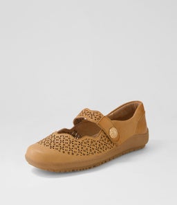 ROSEZ SU DK TAN LEATHER