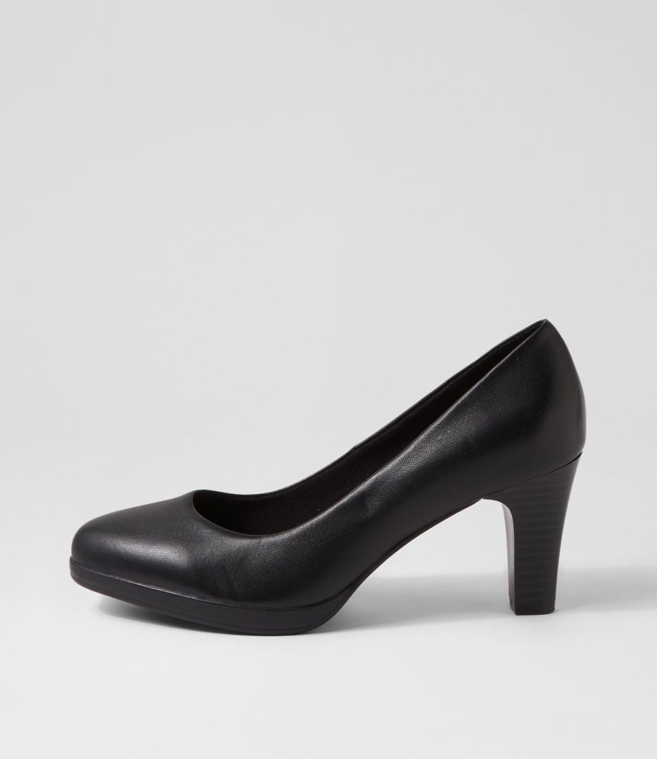 Serina2 Black Leather Heels Serina2 Black Leather Heels