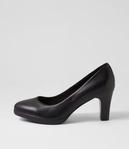 Serina2 Black Leather Heels Serina2 Black Leather Heels