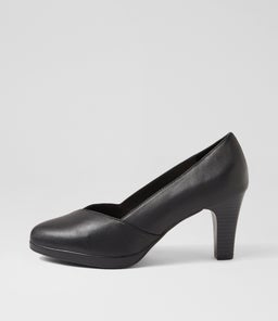 SAMMII SU BLACK BLACK HEEL LEATHER