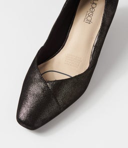 TARISON SU BLACK METALLIC SUEDE