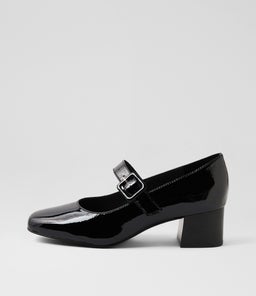 BETHANYS SU BLACK CRINKLE PATENT