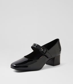 BETHANYS SU BLACK CRINKLE PATENT