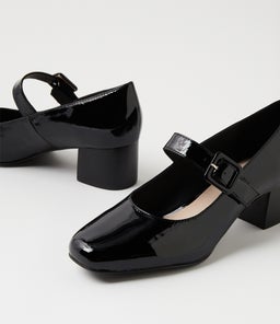 BETHANYS SU BLACK CRINKLE PATENT