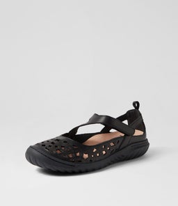 TEASI SU BLACK BLACK SOLE LEATHER