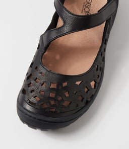 TEASI SU BLACK BLACK SOLE LEATHER