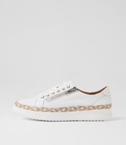 Zomo White Blue Natural Multi Sneakers Zomo White Blue Natural Multi Sneakers