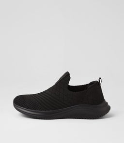 Bethie Black Knit Sneakers Bethie Black Knit Sneakers