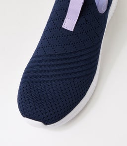 BETHIE SU NAVY PURPLE KNIT