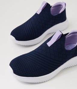 BETHIE SU NAVY PURPLE KNIT