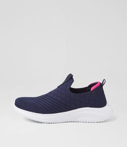 BETHIE SU NAVY FUCHSIA KNIT