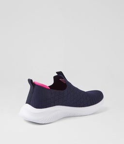 BETHIE SU NAVY FUCHSIA KNIT
