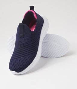 BETHIE SU NAVY FUCHSIA KNIT