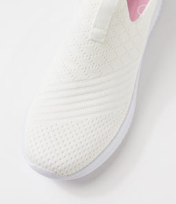 BETHIE SU WHITE LT PINK KNIT