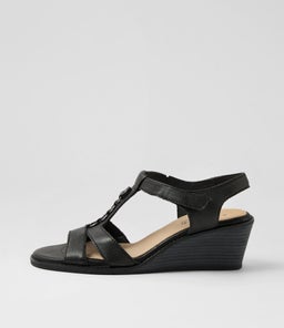 PAISLEYS SU BLACK BLACK HEEL LEATHER