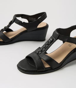 PAISLEYS SU BLACK BLACK HEEL LEATHER
